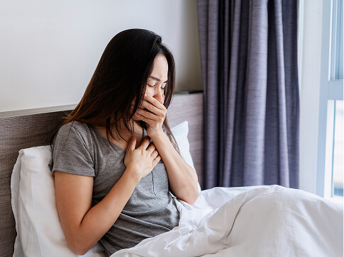 成人のぜんそくイメージ